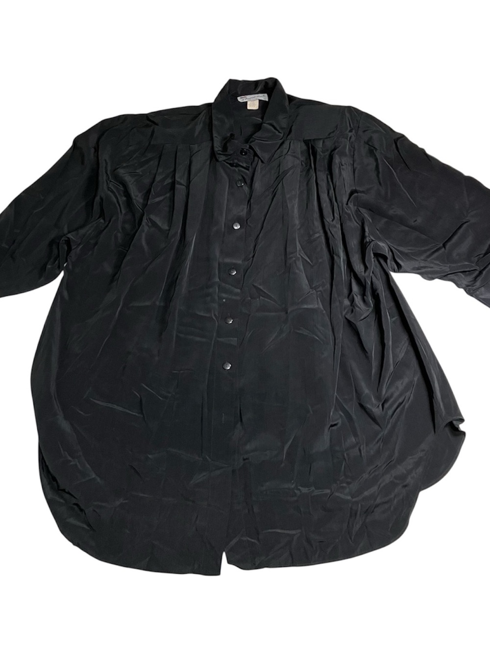 Vintage A Personal Touch 5X Black Tunic Blouse Made in USA Dolman Sleeve